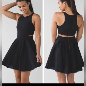 Lululemon Sleeveless Black  Cutout Dress